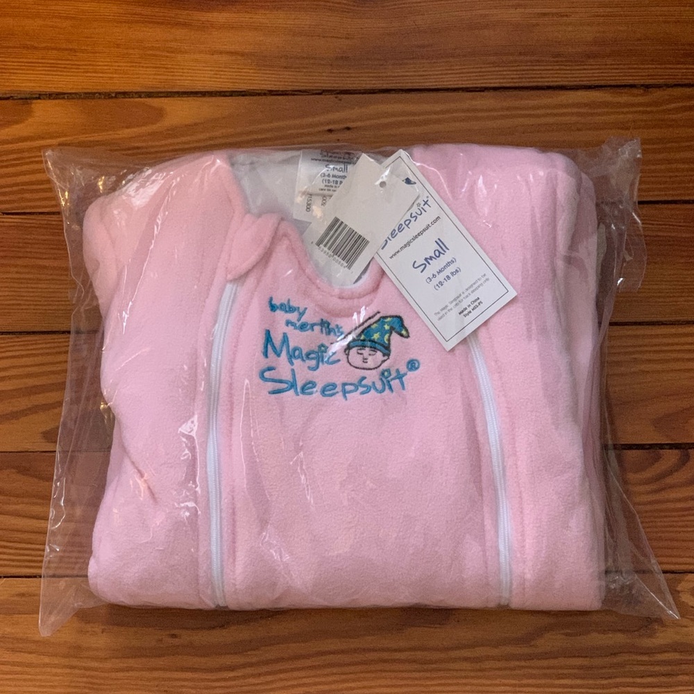 Baby Merlin’s Magic Sleepsuit - 3-6mo / Small PINK